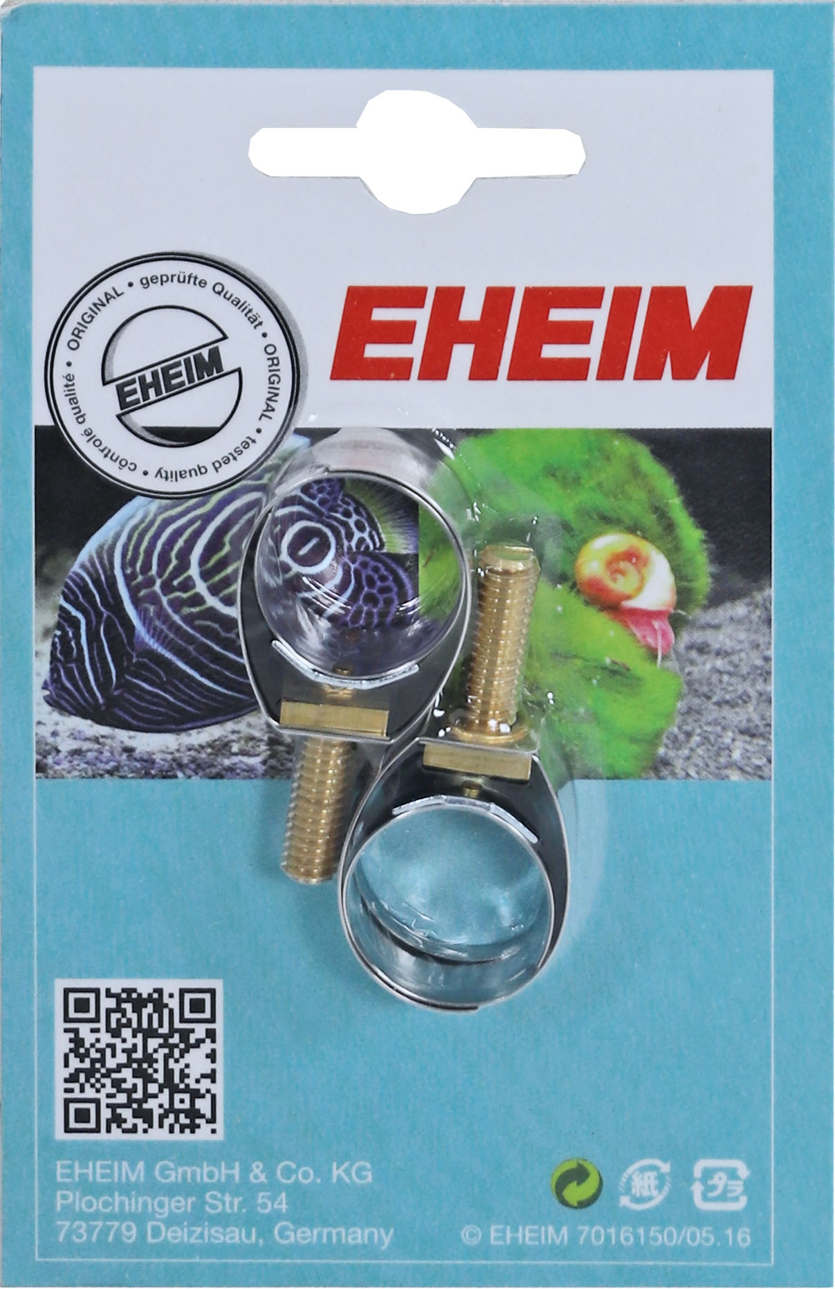 Hose clamp 12/16 mm card a 2 St. 400453