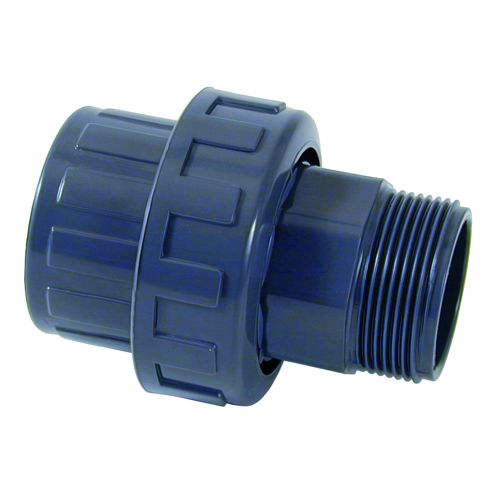 PVC 3/3 coupling 2" female thread 2" male thread PN10