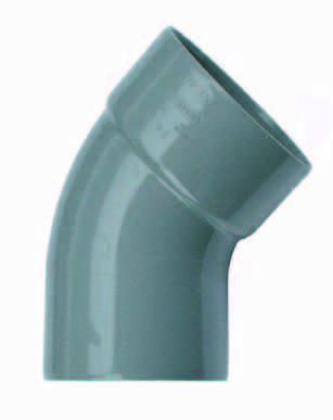 PVC Bend 45 ° Mof x Spie 75mm